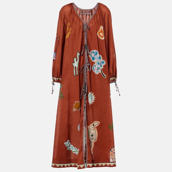 Alemais x LRNCE Laurence ramie and cotton maxi dress - Picture 5 of 11